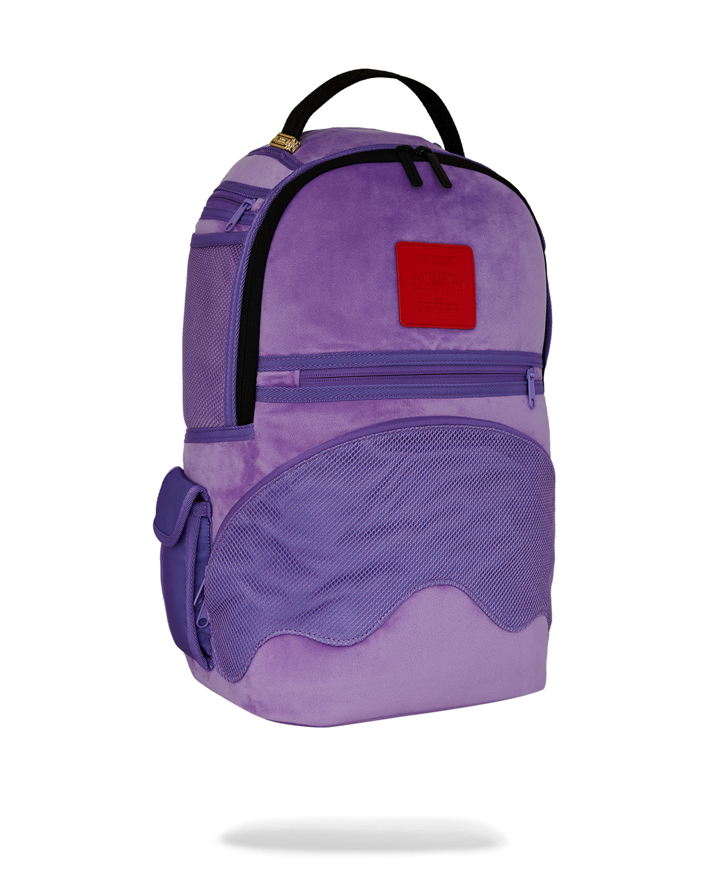 Limited Edition NOOO WAY A REVERSIBLE BACKPACK - PURPLE VELOUR TO OG SHARKS IN PARIS BACKPACK