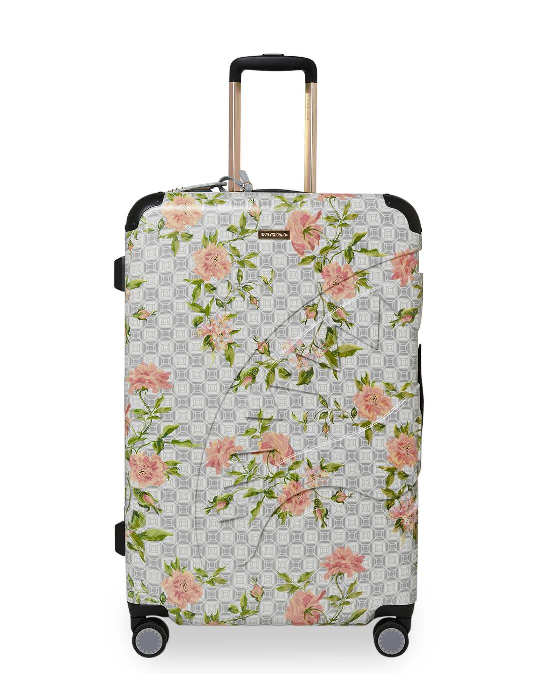 Limited Edition A.I. AFRICAN INTELLIGENCE ELEGANT ENERGY SHARKITECTURE FULL SIZE LUGGAGE - SANDFLOWER COLLAB