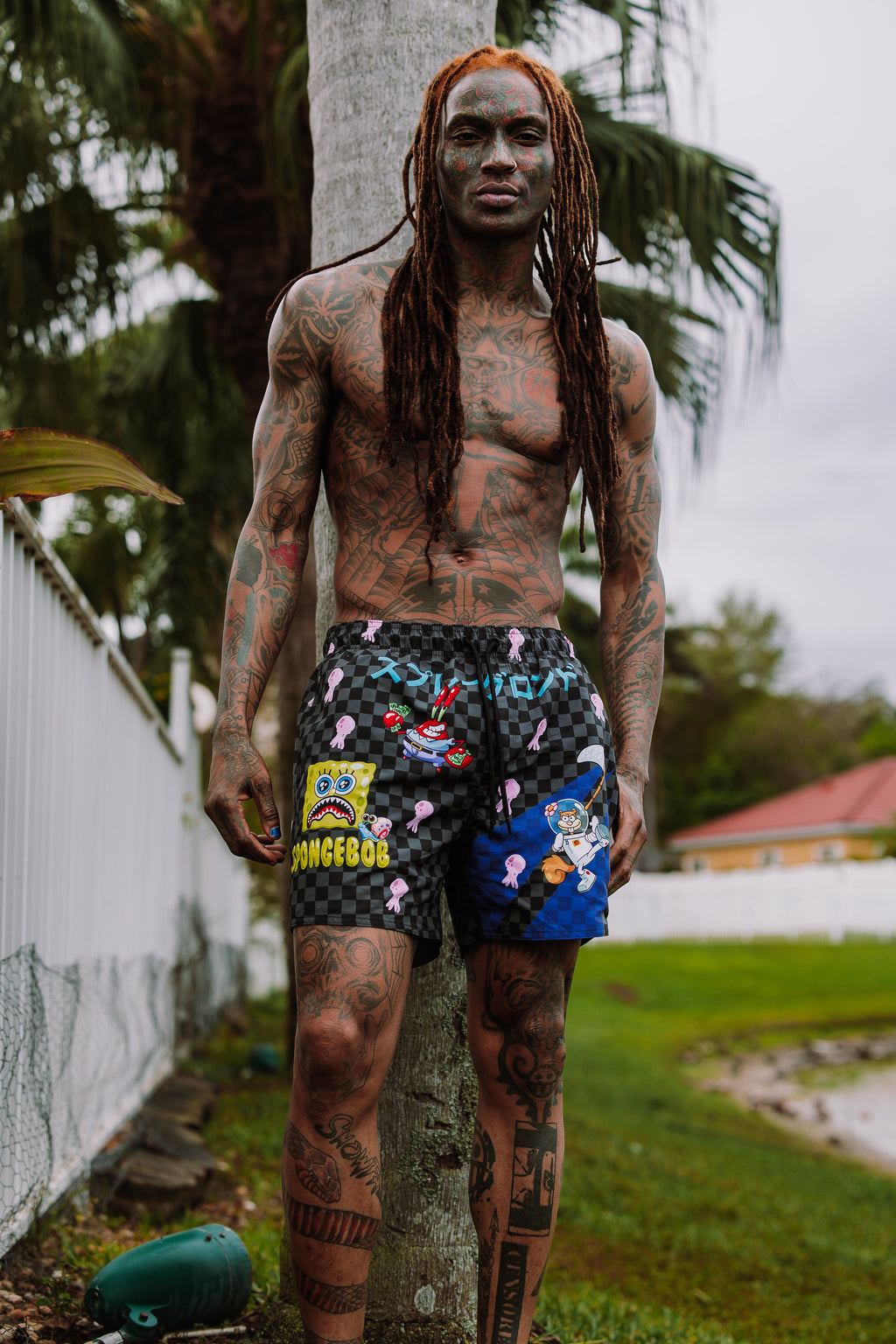 Limited Edition SPONGEBOB TOKYO BUBBLE SWIM SHORTS