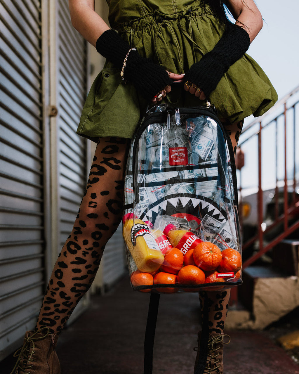 Limited Edition CLEAR BACKPACK - MONEY CHOMP