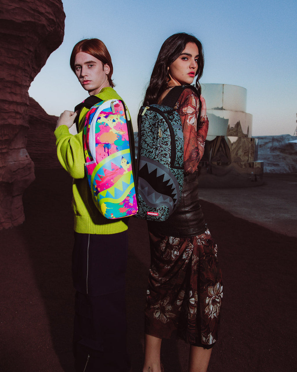 Limited Edition TWINS CHAOS SPLIT 2 BAGS BACKPACK