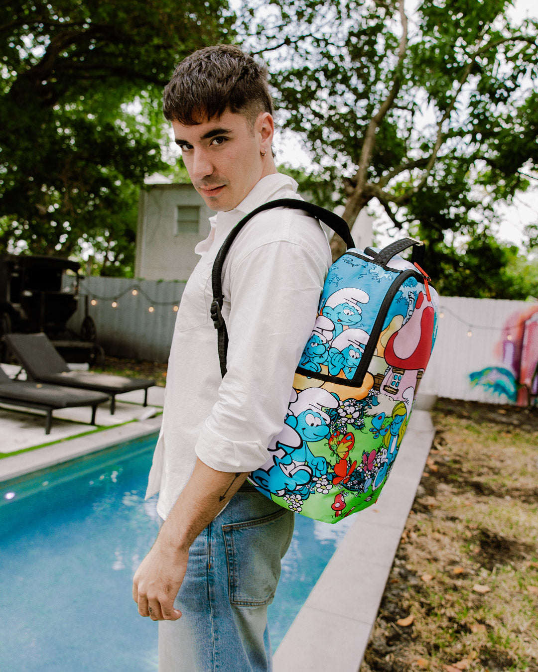 Limited Edition SMURFS IN THE GARDEN BACKPACK