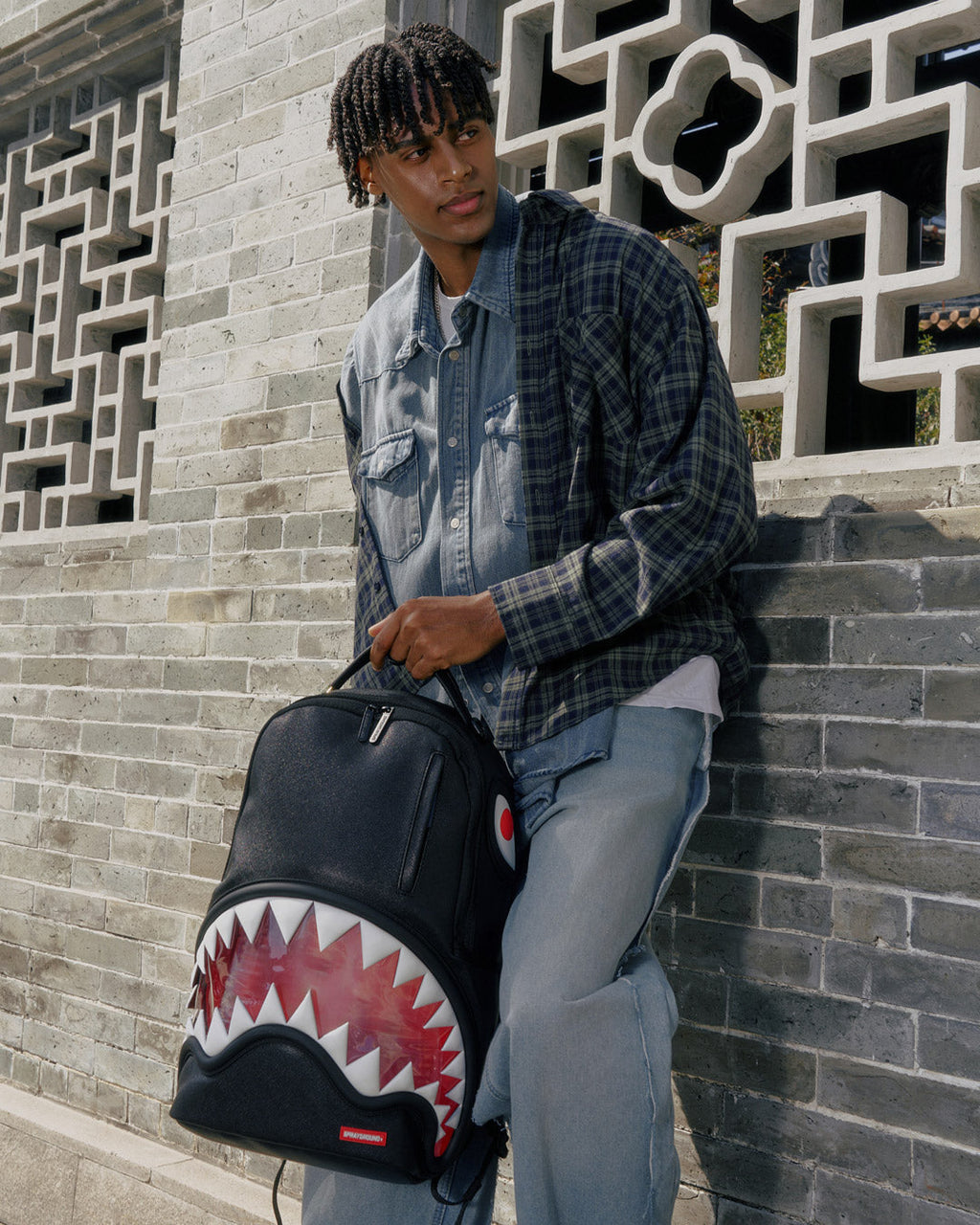 Limited Edition BIG BITE LUCID CLEAR SHARK BITE BACKPACK