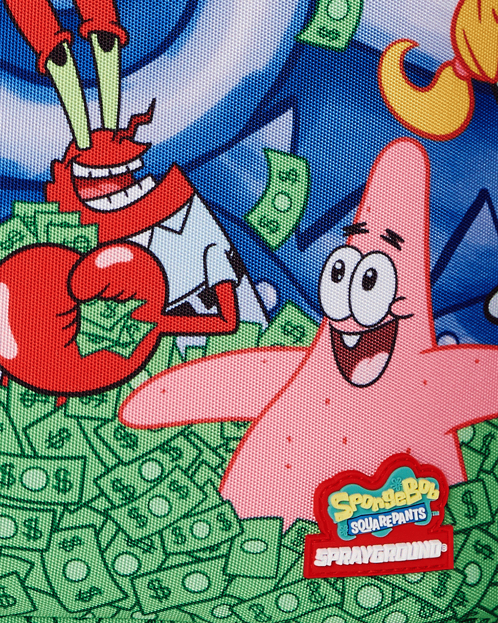 Limited Edition SPONGEBOB CREW MONEY BATH DLXR BACKPACK