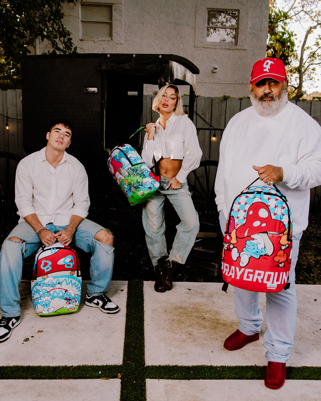 Limited Edition SMURFS IN THE GARDEN BACKPACK