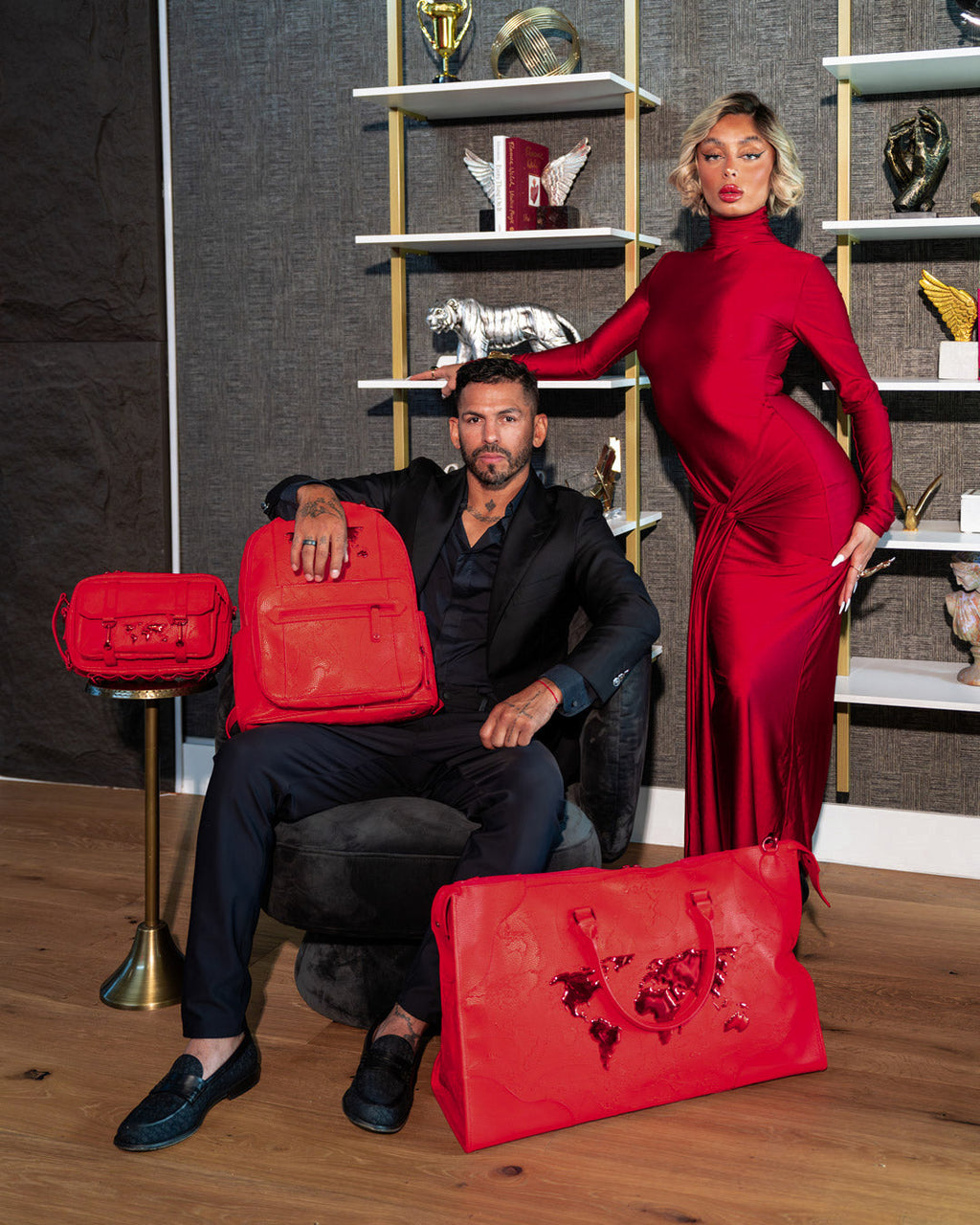 Limited Edition JAMES FIRST CLASS RUBY RED CROSSBODY