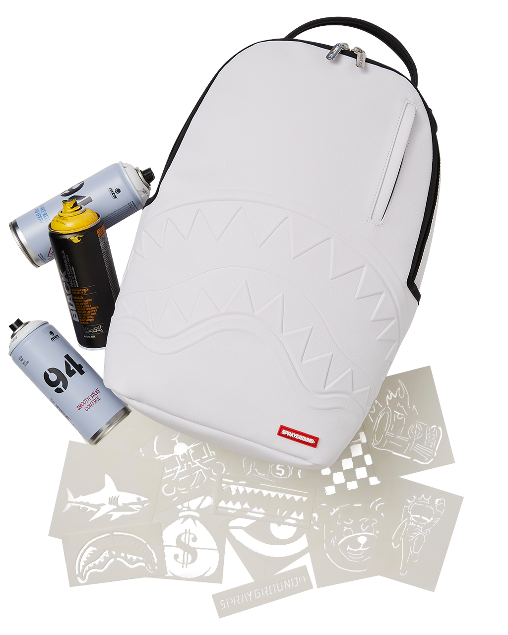 Limited Edition GRAFFITI ARTIST - DESIGN YOUR OWN BACKPACK - 9 STENCILS INCLUDED