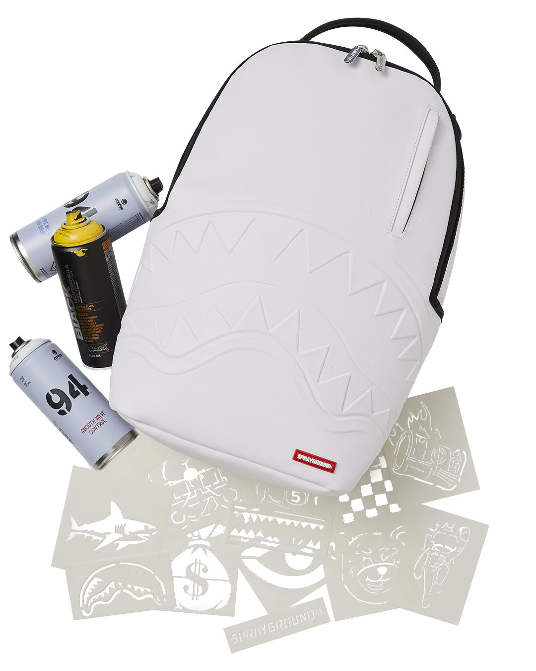 Limited Edition GRAFFITI ARTIST - DESIGN YOUR OWN BACKPACK - 9 STENCILS INCLUDED
