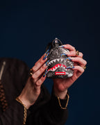 Limited Edition SCRIBBLE DRIBBLE CHECK BACKPACK KEYCHAIN