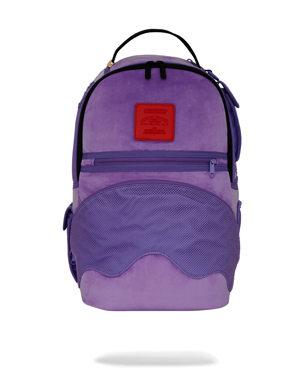 Limited Edition NOOO WAY A REVERSIBLE BACKPACK - PURPLE VELOUR TO OG SHARKS IN PARIS BACKPACK