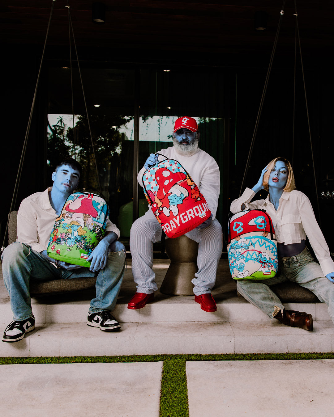 Limited Edition SMURFS IN THE GARDEN BACKPACK