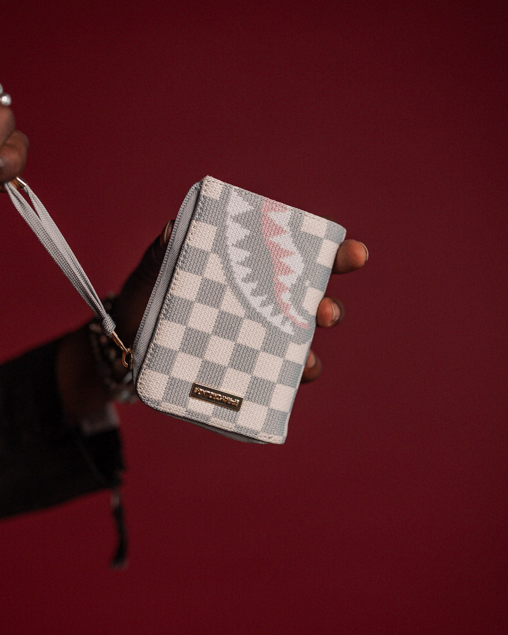Limited Edition KNIT SHARKS IN PARIS IN CREAM WALLET