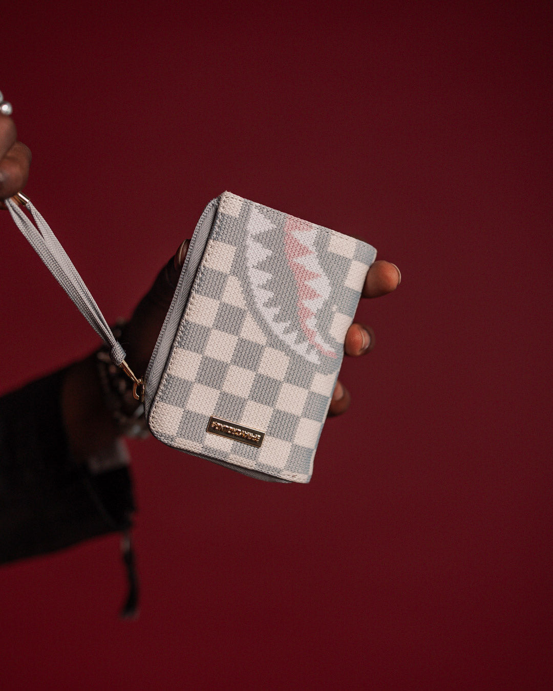 Limited Edition KNIT SHARKS IN PARIS IN CREAM WALLET