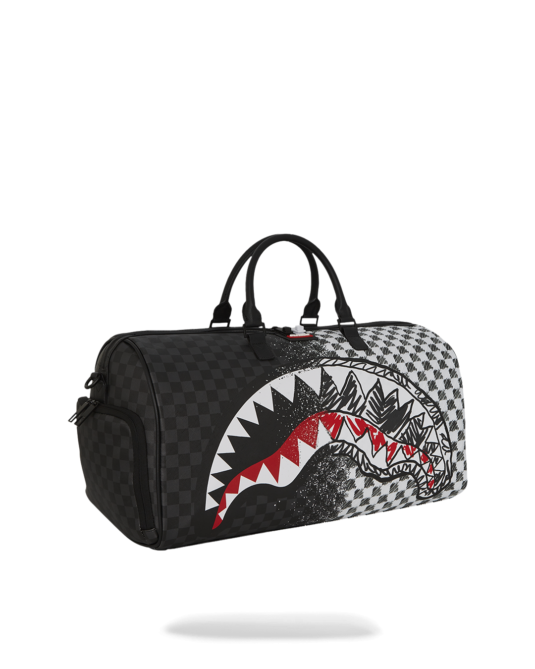 Limited Edition SCRIBBLE DRIBBLE CHECK DUFFLE