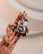 Limited Edition PANDA SKI MASK BEAR KEYCHAIN