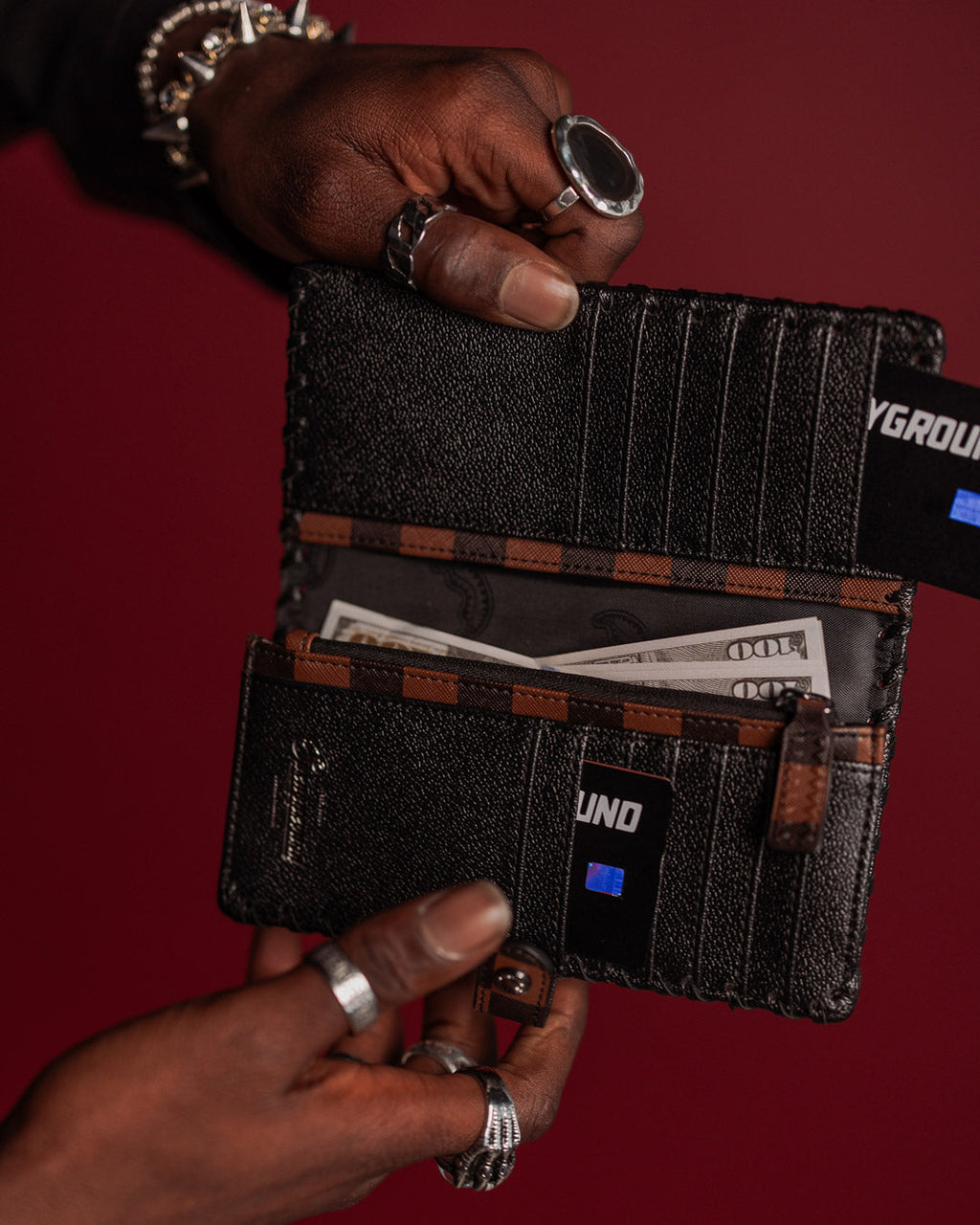 Limited Edition CHECKPOINT ROYALE SINGLE-FOLD WALLET