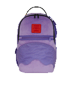 Limited Edition NOOO WAY A REVERSIBLE BACKPACK - PURPLE VELOUR TO OG SHARKS IN PARIS BACKPACK