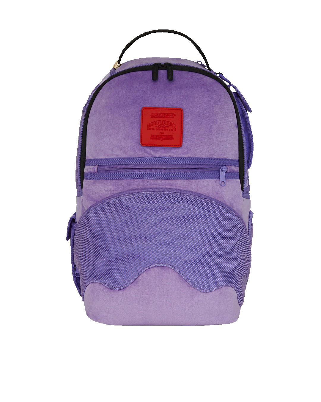 Limited Edition NOOO WAY A REVERSIBLE BACKPACK - PURPLE VELOUR TO OG SHARKS IN PARIS BACKPACK