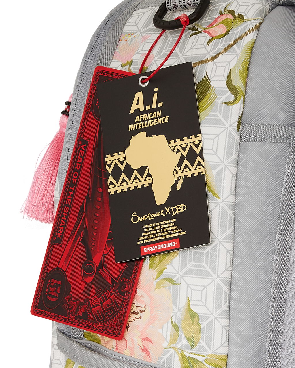 Limited Edition A.I. AFRICAN INTELLIGENCE ELEGANT ENERGY BACKPACK - SANDFLOWER COLLAB