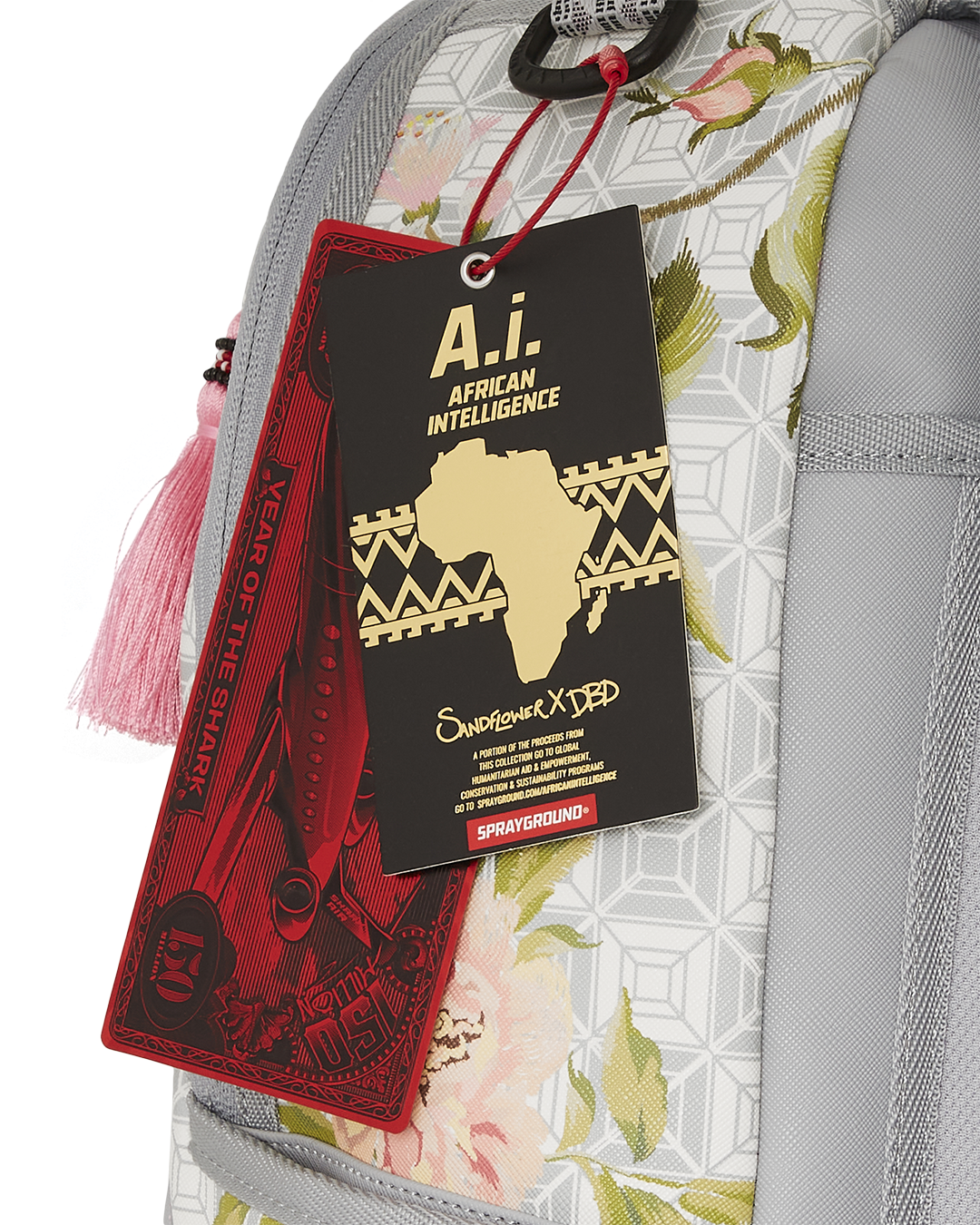 Limited Edition A.I. AFRICAN INTELLIGENCE ELEGANT ENERGY BACKPACK - SANDFLOWER COLLAB