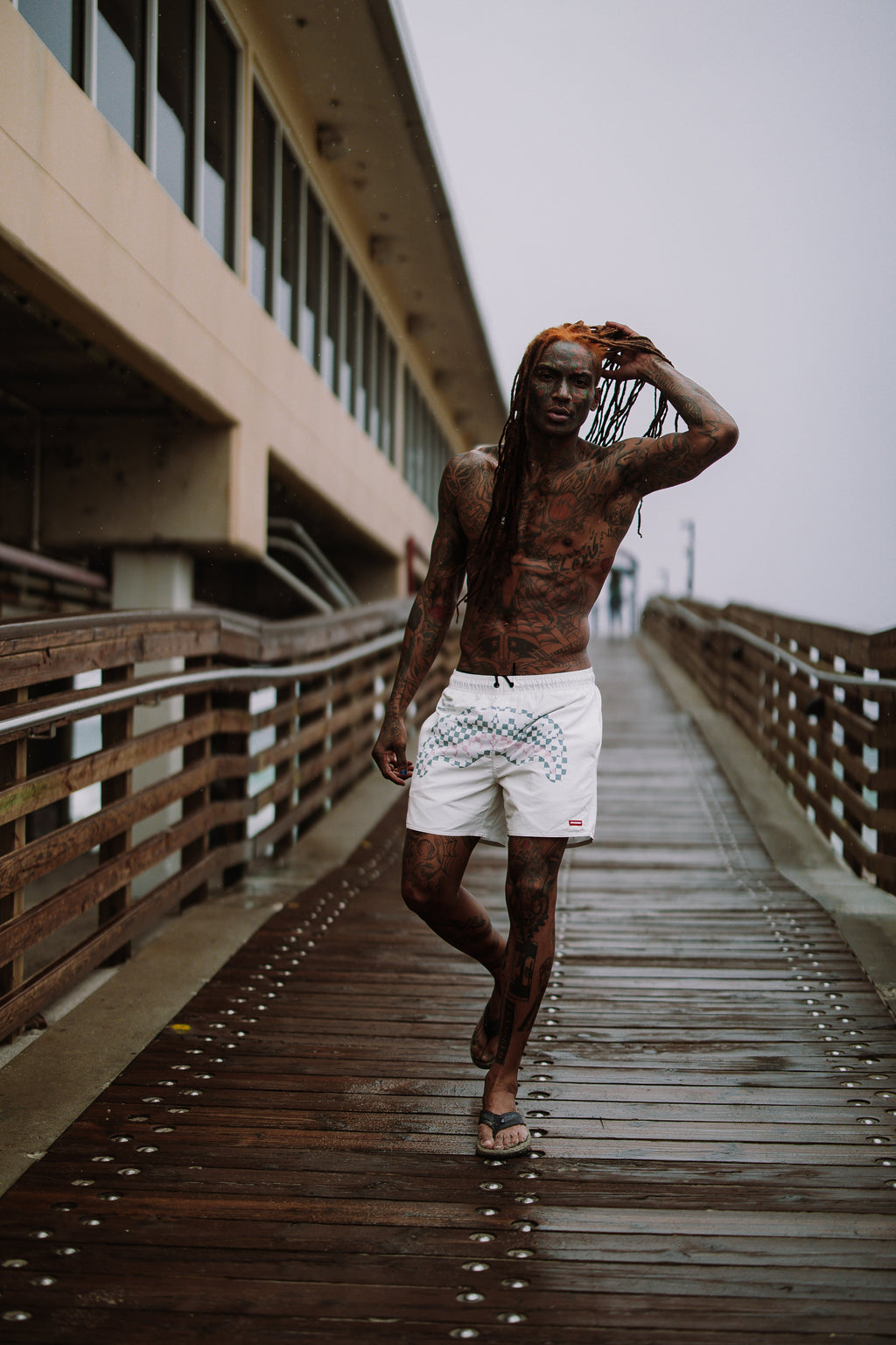 Limited Edition SHARK CENTRAL DYNAMIC SWIM SHORTS