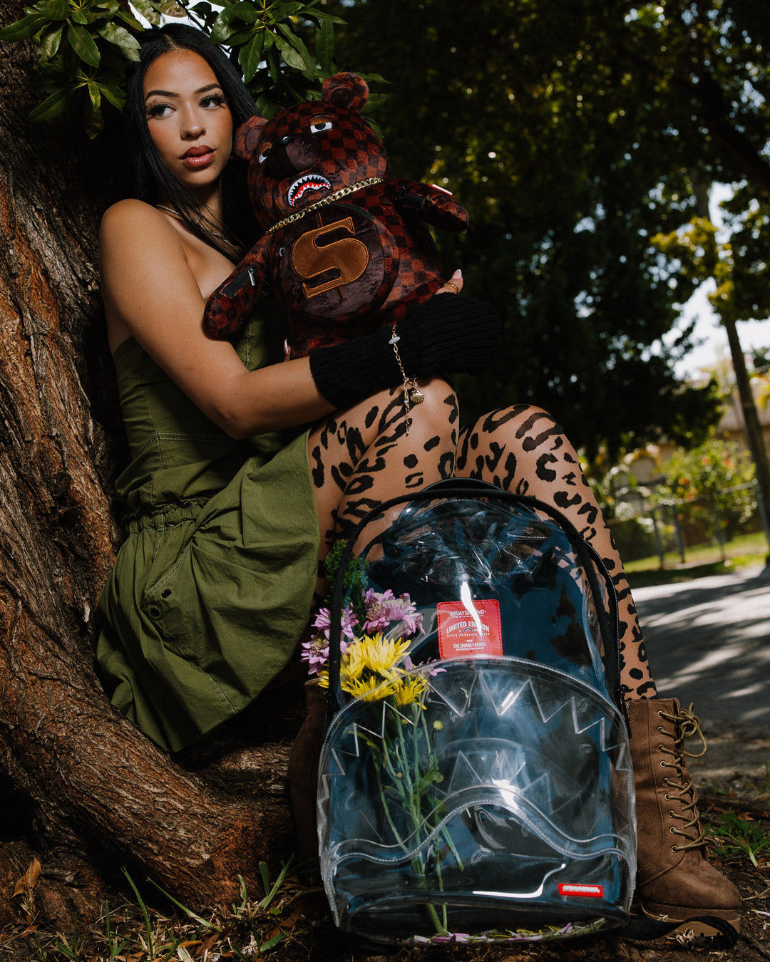Limited Edition CLEAR BACKPACK - SHARKS IN PARIS BEAR