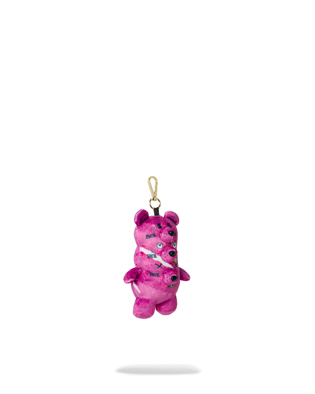 Limited Edition TRIPLE PINK BEAR KEYCHAIN
