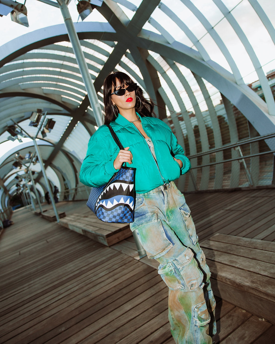 Limited Edition MIDNIGHT MAGIC SHARKS IN PARIS TOTE