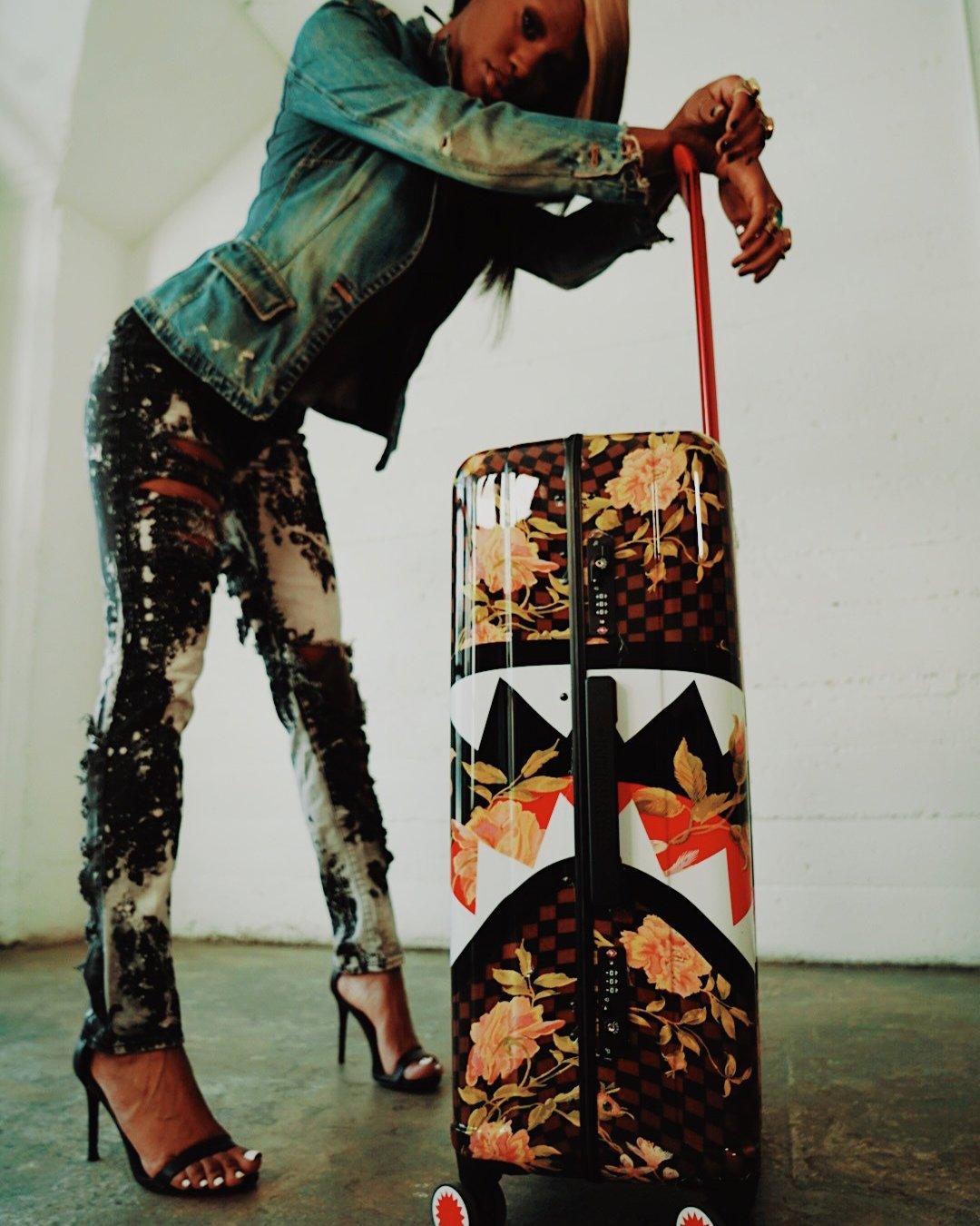 Limited Edition SHARKFLOWER 29.5 FULL-SIZE SHARKNAUTICS LUGGAGE