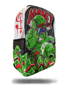 Limited Edition THE SPRAYGROUND DIY WHITE BACKPACK VEGAN LEATHER & INNER MONEY LINING & MARKERS INCLUDED